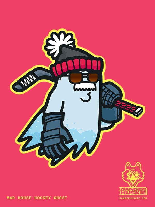 Mad House Hockey Ghost | DangerHuskie by Nick Volkert A Chicago superfan lingers on as a haunting reminder of hockey's stars and figures of long ago from the Mad House!